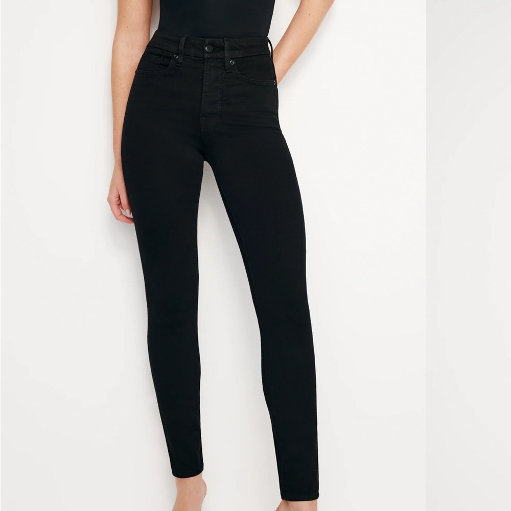 Good American Black skinny jeans